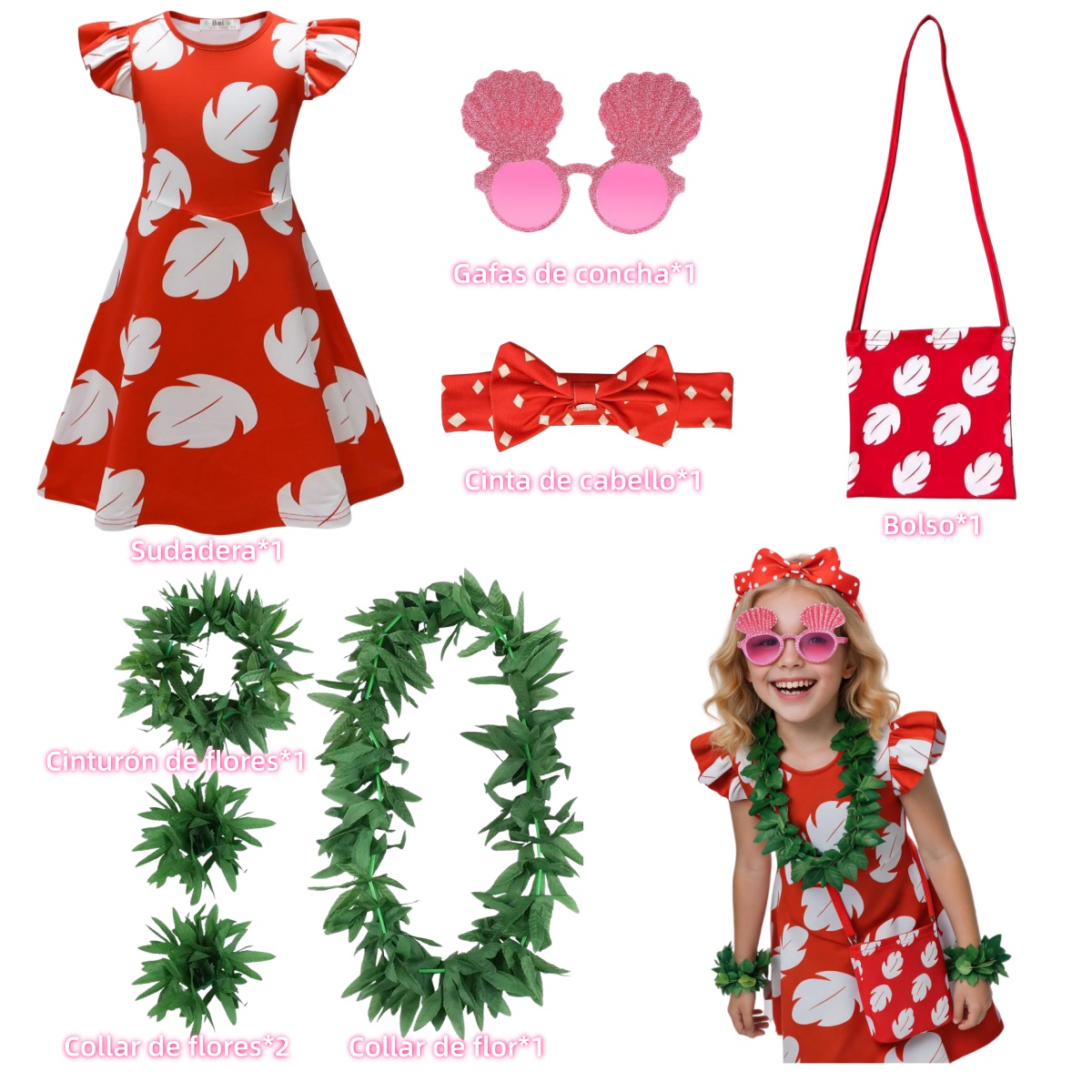 Cosplay of a Hawaiian princess dress - Image 2